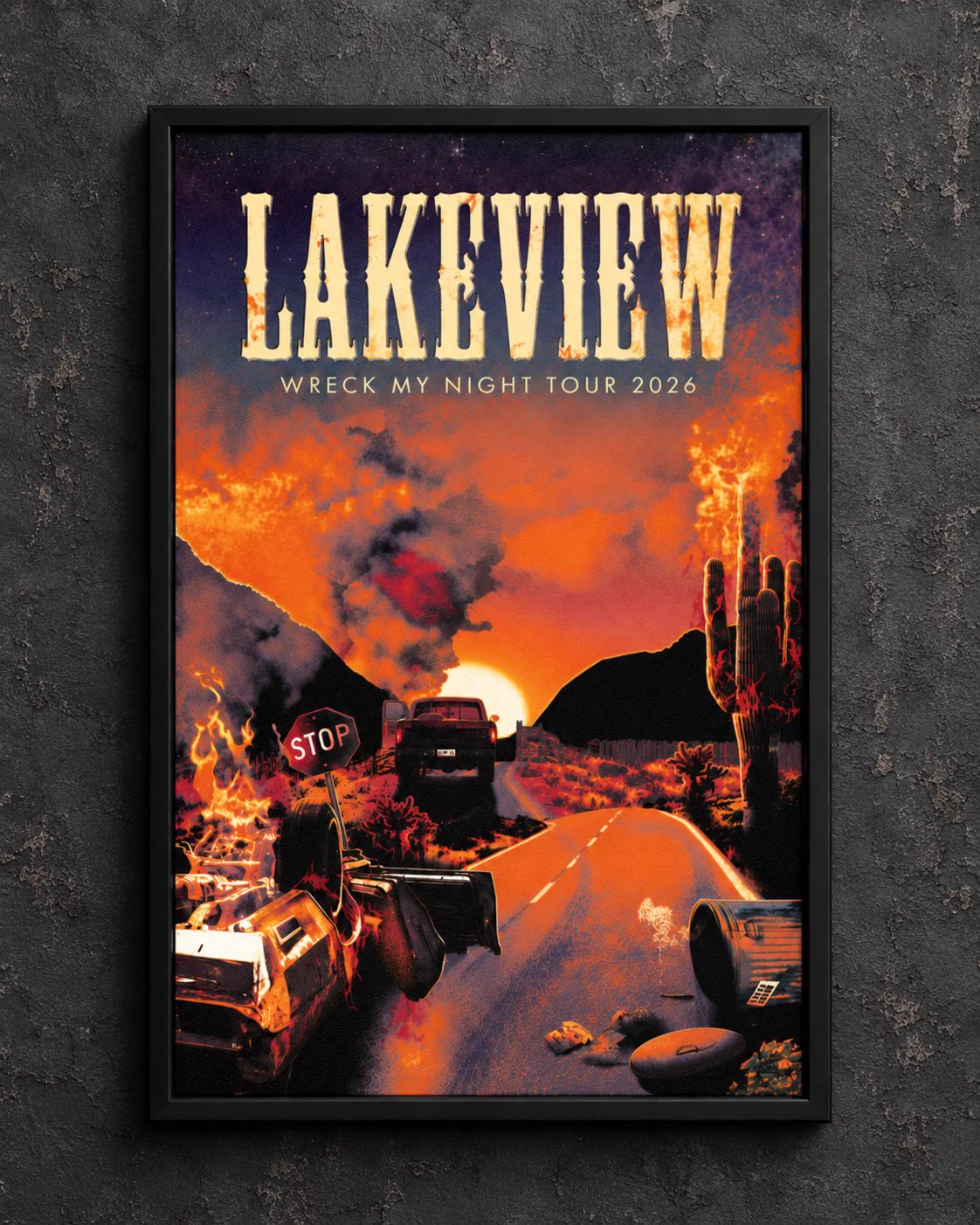 Lakeview 2026 & 2027 live concert poster
